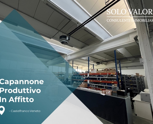 CAPANNONE PRODUTTIVO IN AFFITTO a due passi da Castelfranco Veneto